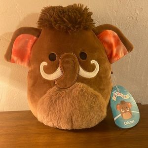 Squishmallow  7.5" Chienda Wooly Mammoth Soft Brown Prehistoric Plush BNWT 7 8